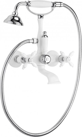 Смеситель для ванны с ручным душем Cezares NOSTALGIA-VD-03/24-Bi
