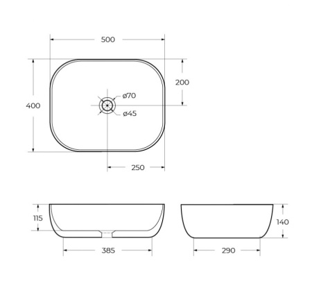 Донный клапан BelBagno BB-SC-NERO