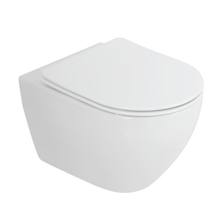 Унитаз подвесной с сиденьем BelBagno STYLUS-TOR + Система инсталляции для унитазов с кнопкой смыва B