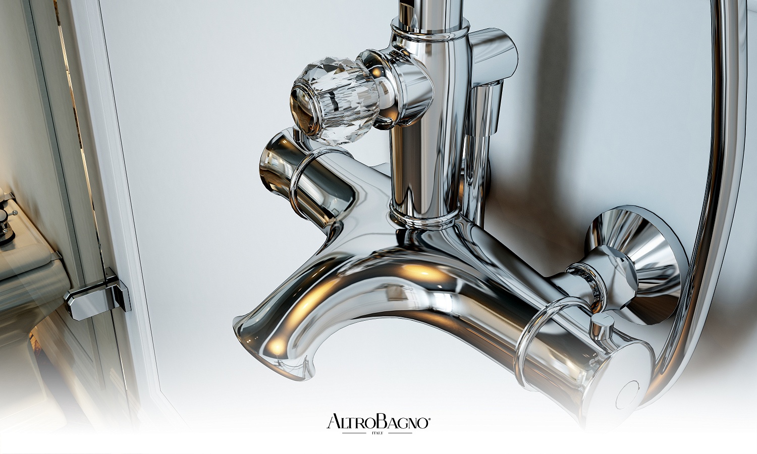 Душевая система с термостатом AltroBagno Beatrice 030406 Cr