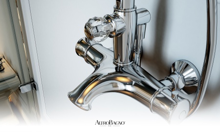 Душевая система с термостатом AltroBagno Beatrice 030406 Cr