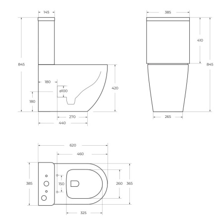 Чаша напольного унитаза BelBagno AMANDA BB051CPR Чаша напольного унитаза BelBagno AMANDA BB051CPR