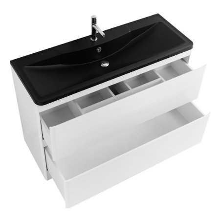 Раковина из искусственного камня BelBagno BB1200/455-LV-ART-ALR-NERO, чёрная матовая