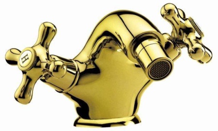 Смеситель для биде с донным клапаном Cezares RETRO-C-BS1-02