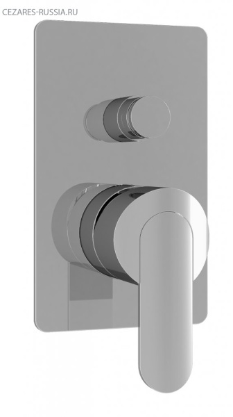 Встраиваемый двухпозиционный смеситель для душа Cezares GARDA-VDIM-01-Cr Встраиваемый двухпозиционный смеситель для душа Cezares GARDA-VDIM-01-Cr