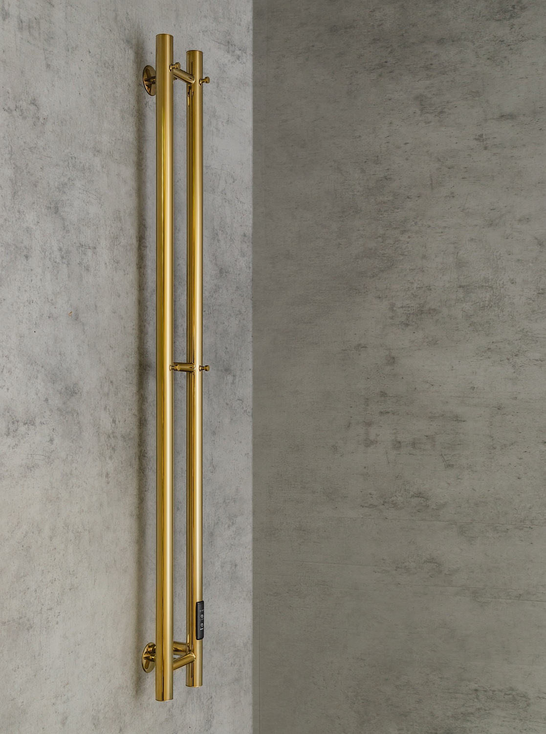 Полотенцесушитель электрический Chromix Kassel 10x120 П3 GI с сухим тэном с крючками