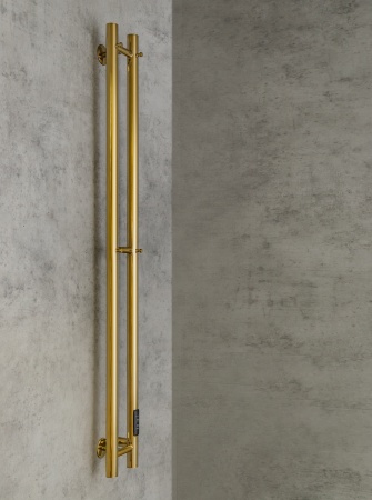 Полотенцесушитель электрический Chromix Kassel 10x120 П3 GI с сухим тэном с крючками