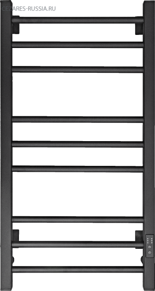 Полотенцесушитель электрический Chromix Berne 40x80 П9 MB с сухим теном универсальное подключение Полотенцесушитель электрический Chromix Berne 40x80 П9 MB с сухим теном универсальное подключение