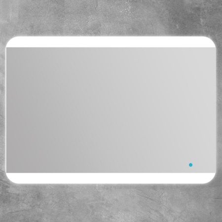 Зеркало со встроенной LED подсветкой и сенсорным выключателем Touch System, реверсивное, 136х70 Ceza