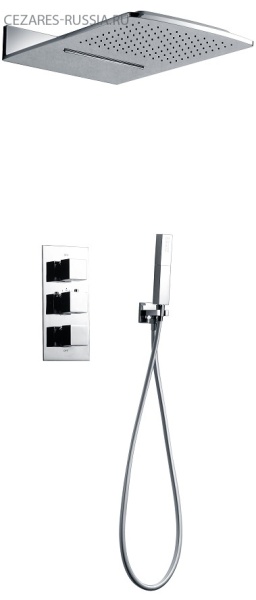 Встраиваемая душевая система с термостатом AltroBagno Cascata 040101 Cr Встраиваемая душевая система с термостатом AltroBagno Cascata 040101 Cr