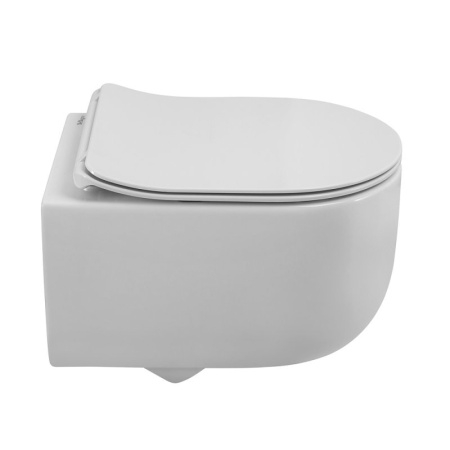 Чаша подвесного безободкового унитаза Belbagno со смывом TORNADO BelBagno SOFT-TOR BB084CH-TOR Чаша подвесного безободкового унитаза Belbagno со смывом TORNADO BelBagno SOFT-TOR BB084CH-TOR