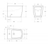 Биде напольное BelBagno PRADO BB10150B