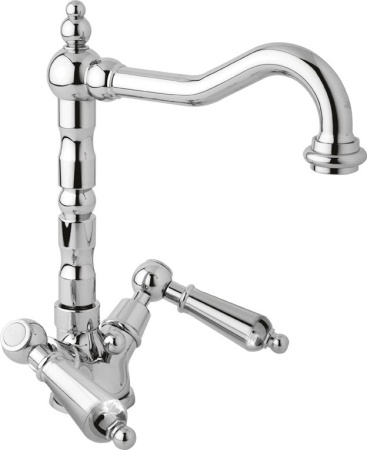 Смеситель для раковины с донным клапаном Cezares FIRST-LS2-01-Bi