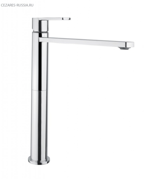 Смеситель для накладной раковины c донным клапаном, высота 312 мм Cezares GLAM-LC-CNE