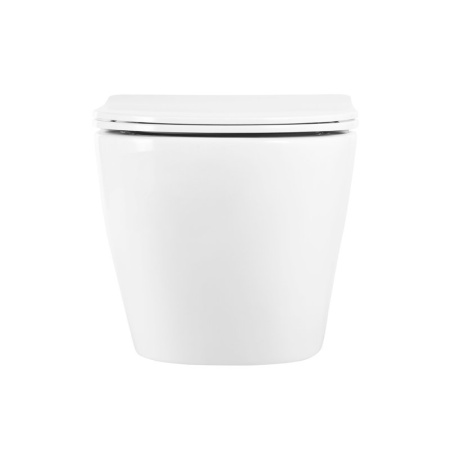 Унитаз подвесной безободковый с сиденьем BelBagno UNO BB3105CHR/SC Унитаз подвесной безободковый с сиденьем BelBagno UNO BB3105CHR/SC