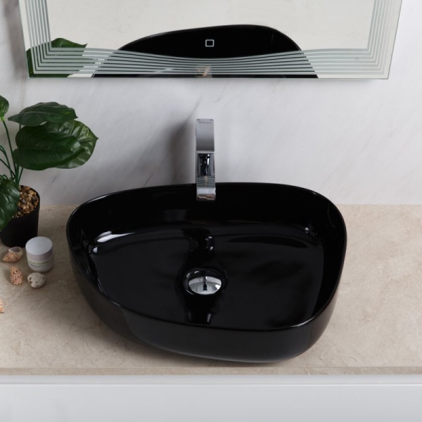 Накладная раковина BelBagno BB1435-NERO Накладная раковина BelBagno BB1435-NERO