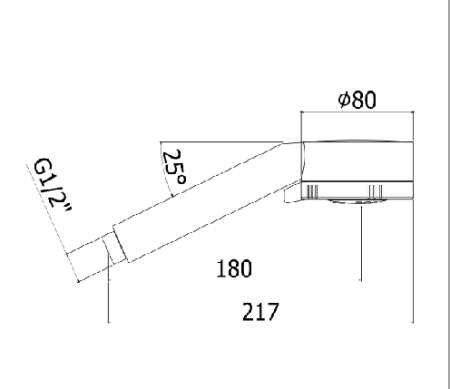 Ручной душ четырёхрежимный, ABC Cezares CZR-D3F-01