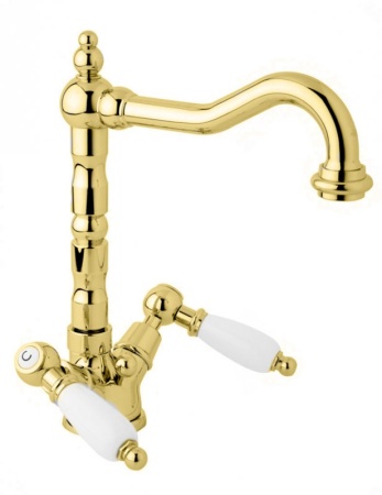 Смеситель для раковины с донным клапаном Cezares FIRST-LS2-01-Bi