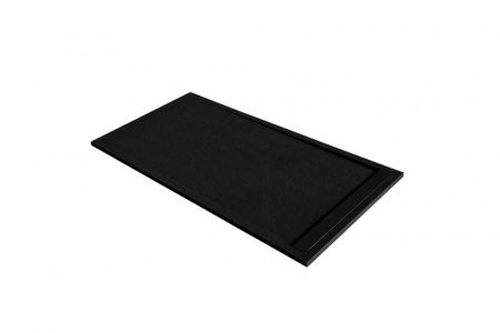 DUO Поддон из искусственного мрамора (акрон) с сифоном и декоративной накладкой в комплекте, Cezares