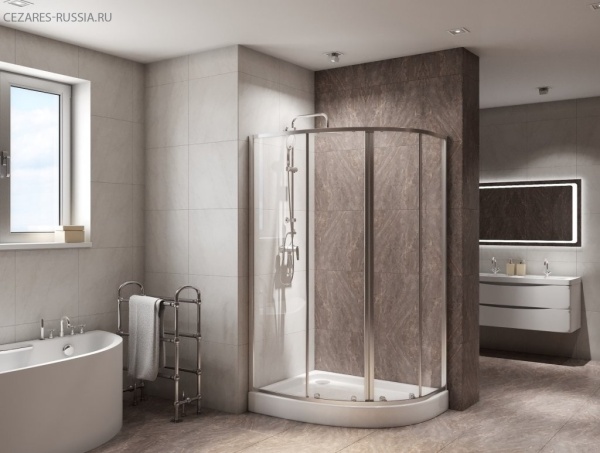 Душевой уголок BELBAGNO DUE-RH-2 DUE-RH-2-100/80-C-Cr Душевой уголок BELBAGNO DUE-RH-2 DUE-RH-2-100/80-C-Cr