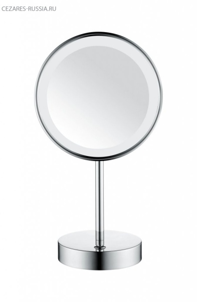 Косметическое зеркало с подсветкой настольное Cezares AM-M-062-CR