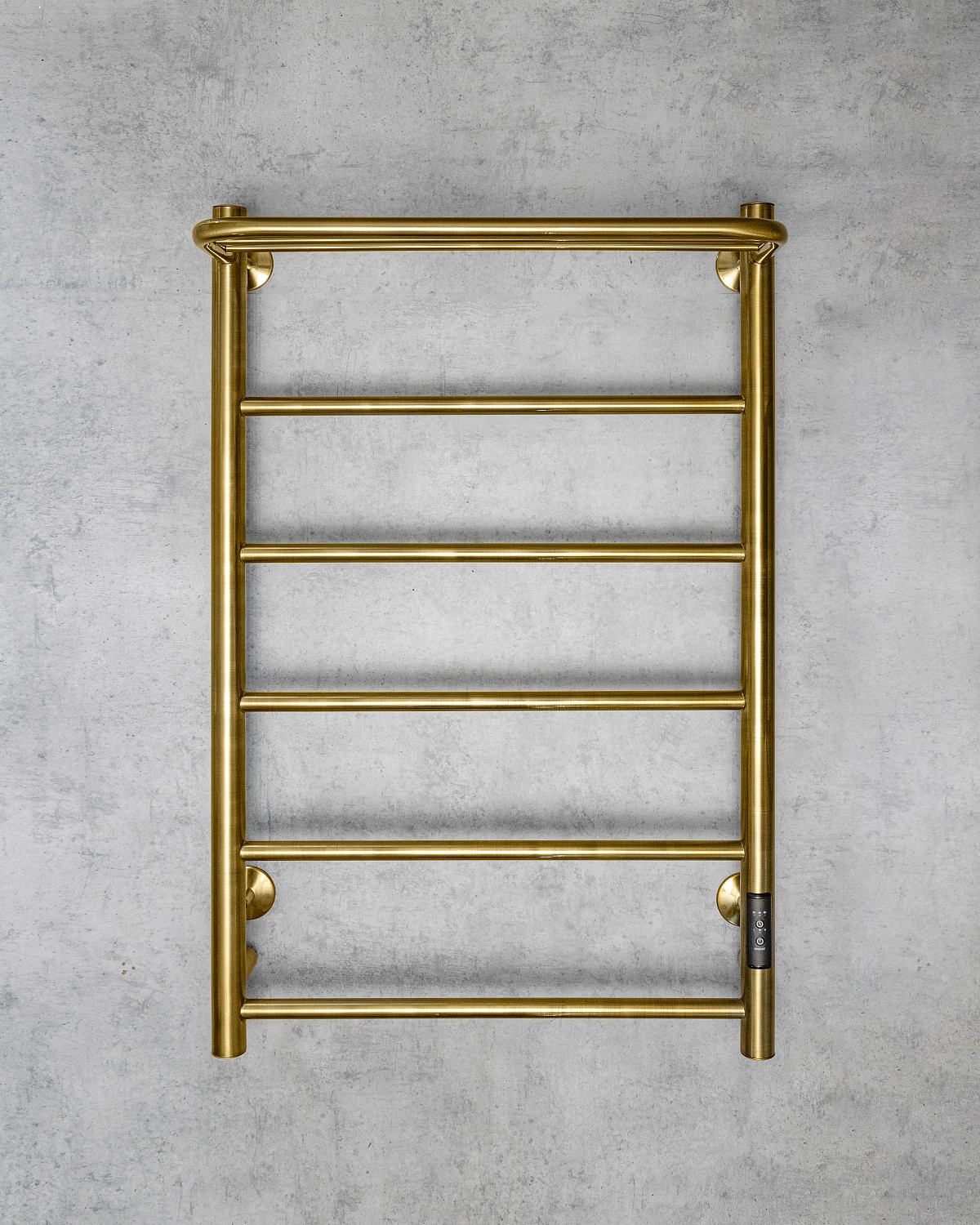 Полотенцесушитель электрический Chromix Bazel 50x80 П5 Br с полкой