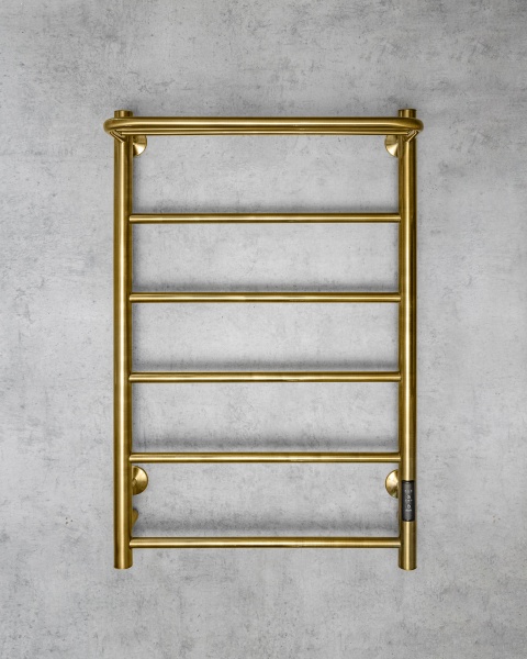 Полотенцесушитель электрический Chromix Bazel 50x80 П5 Br с полкой Полотенцесушитель электрический Chromix Bazel 50x80 П5 Br с полкой