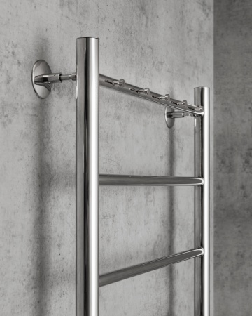 Полотенцесушитель электрический с сухим теном Chromix Bonn 50x80 П6 Cr с крючками