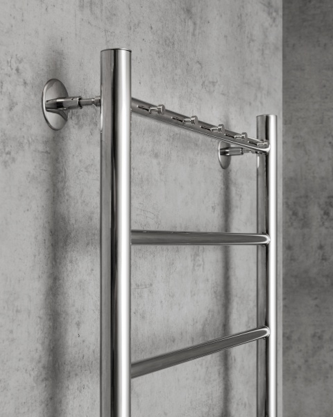 Полотенцесушитель электрический с сухим теном Chromix Bonn 50x80 П6 Cr с крючками Полотенцесушитель электрический с сухим теном Chromix Bonn 50x80 П6 Cr с крючками