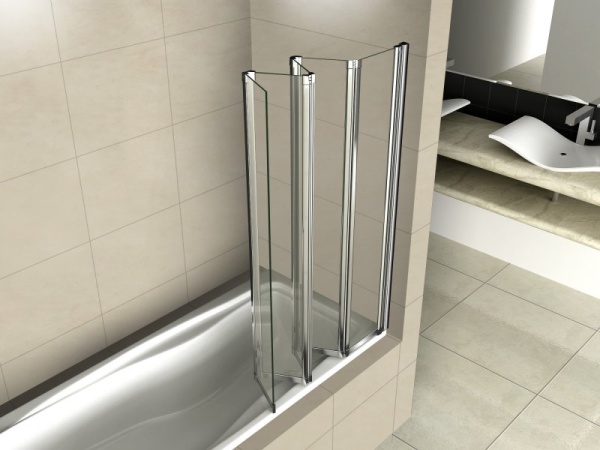 Шторка на ванну CEZARES PRATICO-V-5-120/140-C-Cr Шторка на ванну CEZARES PRATICO-V-5-120/140-C-Cr