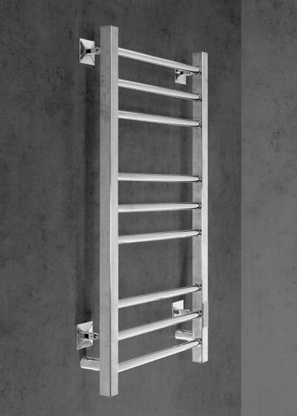 Полотенцесушитель электрический Chromix Berne 40x80 П9 Cr с сухим теном универсальное подключение Полотенцесушитель электрический Chromix Berne 40x80 П9 Cr с сухим теном универсальное подключение