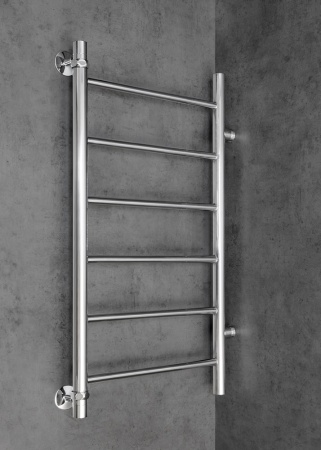 Полотенцесушитель водяной Chromix Glarus 40x80 П6 Cr с боковым подключением на 500