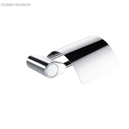 Держатель туалетной бумаги с крышкой Cezares AM-M-034-CR