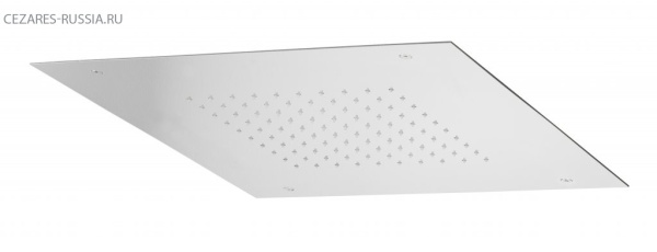  Верхний душ встраиваемый с функцией дождя, 430x430x10 Cezares CZR-SD1-43-BS