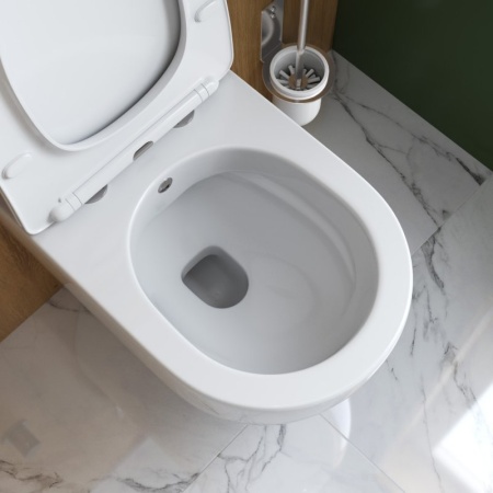 Чаша подвесного унитаза безободкового CEZARES COMFORT CZR-191-TH/BS Чаша подвесного унитаза безободкового CEZARES COMFORT CZR-191-TH/BS