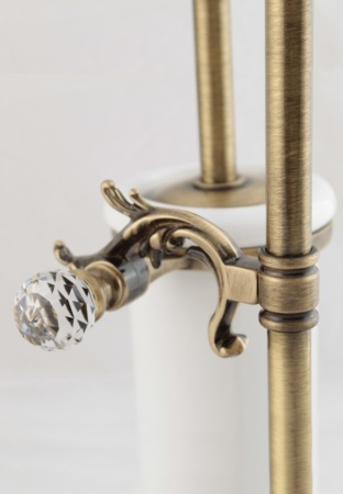 Стойка напольная для унитаза и биде с держателем щетки и туалетной бумаги, 15х57 см ART&MAX AM-1948-