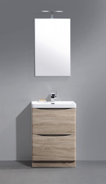 База под раковину напольная с двумя выкатными ящиками, с доводчиками, 600x420x80 BelBagno ANCONA-N-6