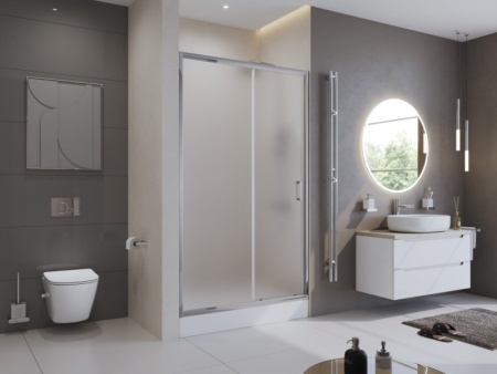 Душевая дверь BelBagno UNO-195-BF-1-140-CH-CR Душевая дверь BelBagno UNO-195-BF-1-140-CH-CR