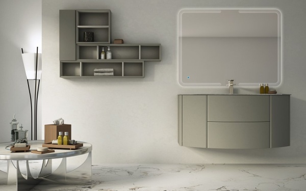 Зеркало со встроенной LED подсветкой и сенсорным выключателем Touch System, реверсивное Cezares 4031