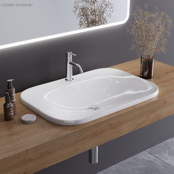 Керамическая раковина CEZARES CZR-DRO-65-LVB Керамическая раковина CEZARES CZR-DRO-65-LVB