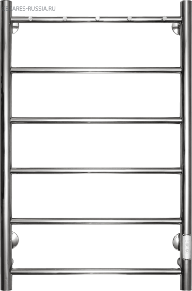 Полотенцесушитель электрический с сухим теном Chromix Bonn 50x80 П6 Cr с крючками Полотенцесушитель электрический с сухим теном Chromix Bonn 50x80 П6 Cr с крючками