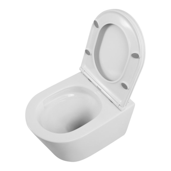 Чаша подвесного безободкового унитаза Belbagno со смывом TORNADO BelBagno FLAY-TOR BB053CH-TOR-FC Чаша подвесного безободкового унитаза Belbagno со смывом TORNADO BelBagno FLAY-TOR BB053CH-TOR-FC