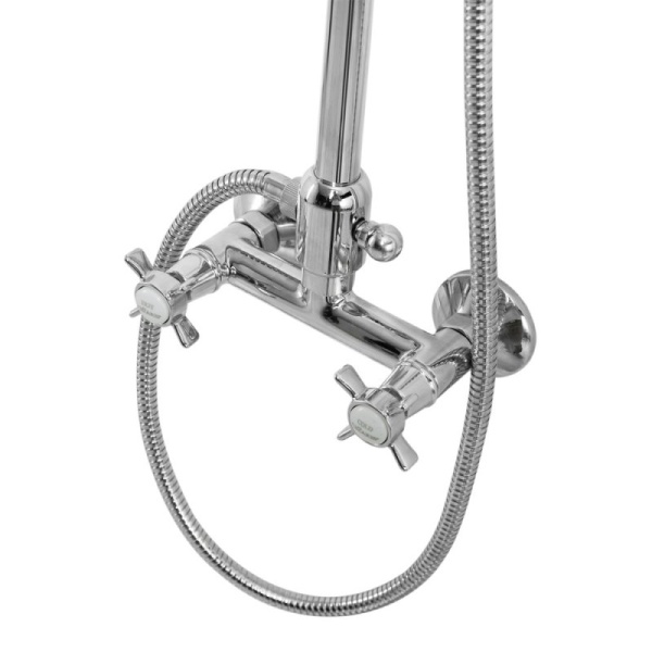 Душевая стойка со смесителем, верхним и ручным душем Cezares LORD-CD-03/24-M Душевая стойка со смесителем, верхним и ручным душем Cezares LORD-CD-03/24-M