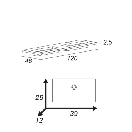 Колонна подвесная с одной распашной дверцей и выдвижным ящиком, 35x32x150 Cezares 55183