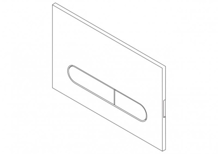 Кнопка смыва BelBagno PROSPERO BB004-PR-BIANCO, цвет-белый