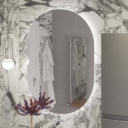 Зеркало Cezares CZR-SPC-VAGUE-1000-700-MOV