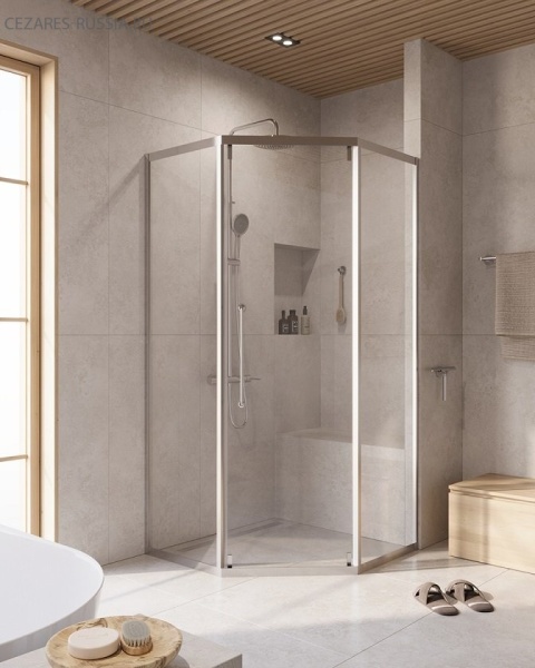 Душевой уголок CEZARES RELAX-304-P-1 RELAX-304-P-1-100-C-GM Душевой уголок CEZARES RELAX-304-P-1 RELAX-304-P-1-100-C-GM