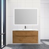 Раковина из литьевого мрамора, 1100x450x150 BelBagno BB1100/450-LV-MR-PR