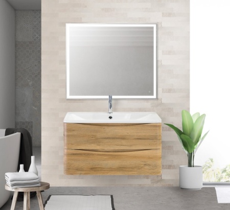 Раковина из искусственного камня BelBagno BB800/455-LV-ART-ALR-NERO, чёрная матовая