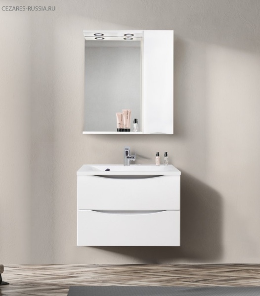 Шкаф подвесной BelBagno MARINO-SPC-700/750-1A-BL-P-R Шкаф подвесной BelBagno MARINO-SPC-700/750-1A-BL-P-R